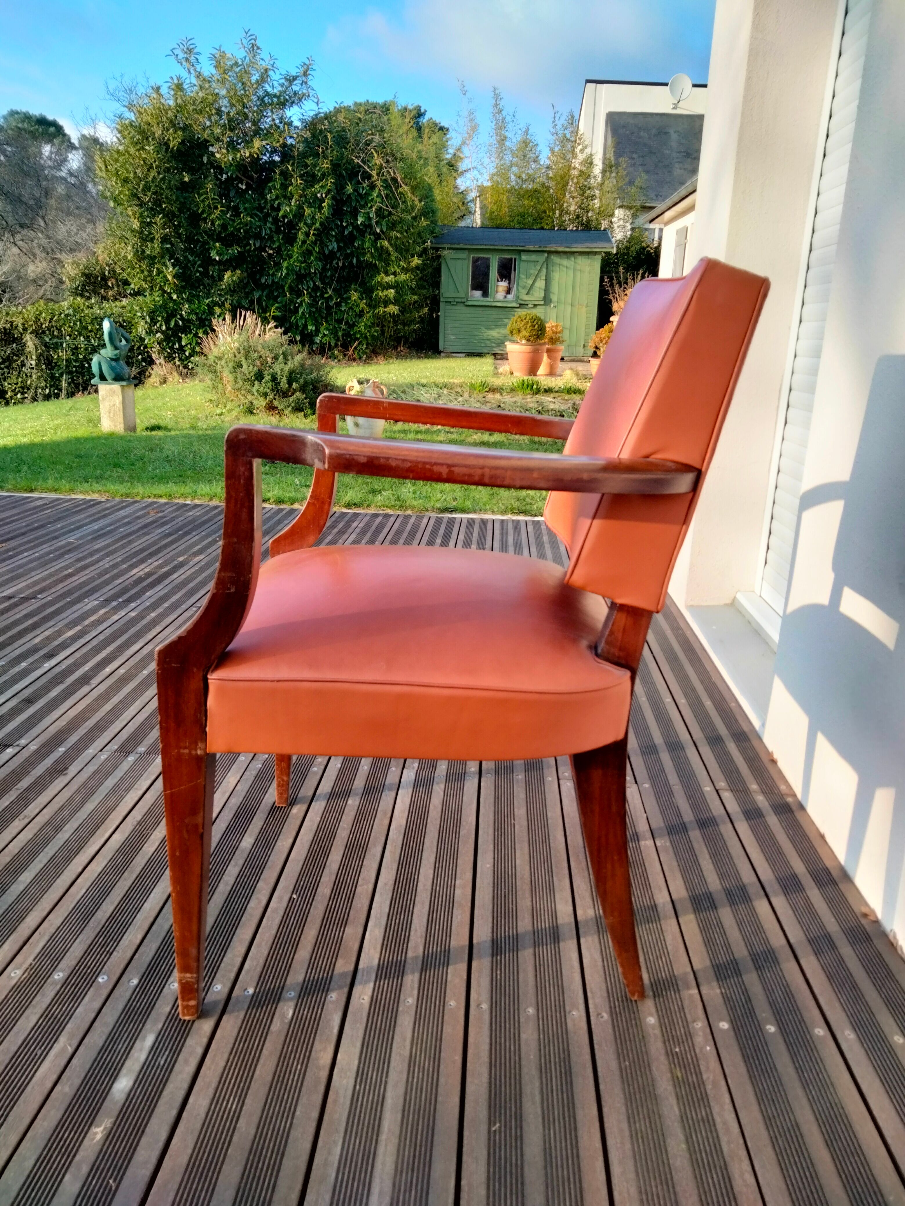 Fauteuil en cuir