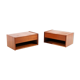 Paire de chevets en bois