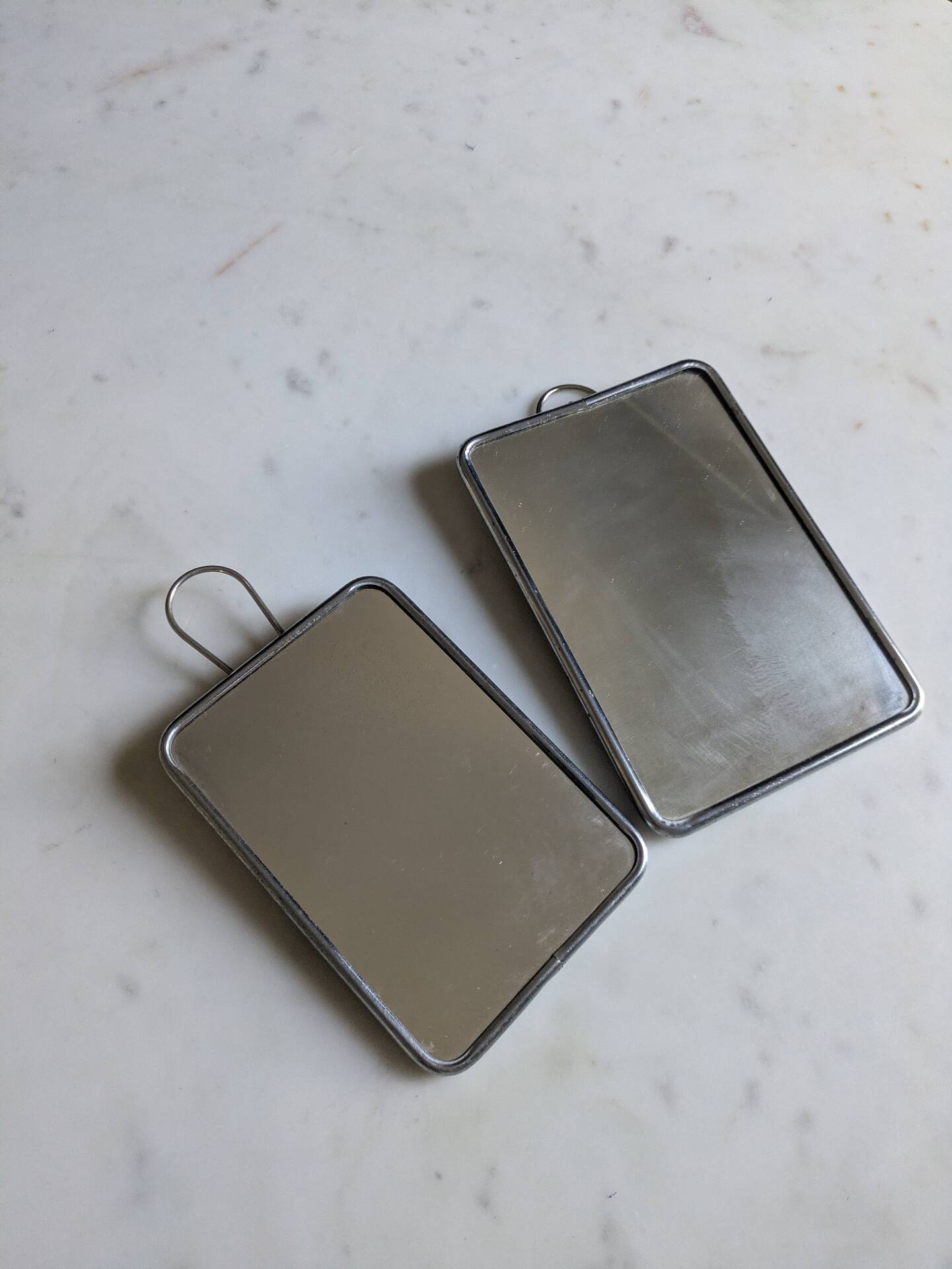 Duo de miroirs Barbier vintage 50/60