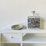 Bouteille flacon en porcelaine