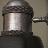 Daybat enamelled black industrial lamp