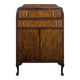 Exotic wood bar in Art Deco style