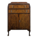 Exotic wood bar in Art Deco style