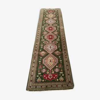 Tapis vintage caucasien couloir 80x280 cm