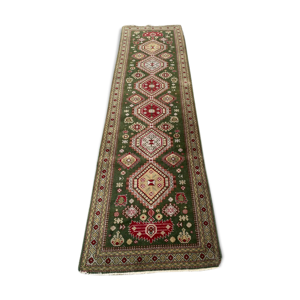 Tapis vintage caucasien couloir