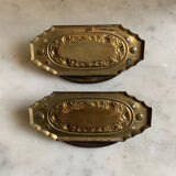 Art deco brass handles