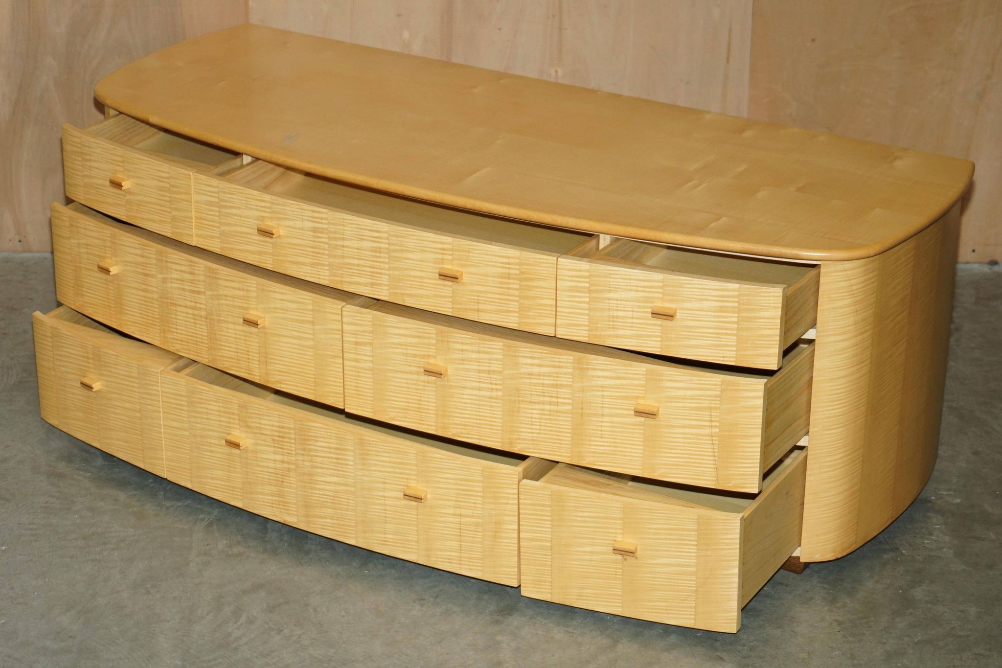 Sublime Buffet in Satin Birch by Baxter & Lee, Oak, Art Deco
