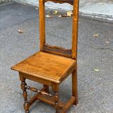20th century Lorraine chair in solid oak