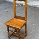 Chaise lorraine en chêne massif, 20ème siècle