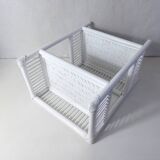 rattan bedside table