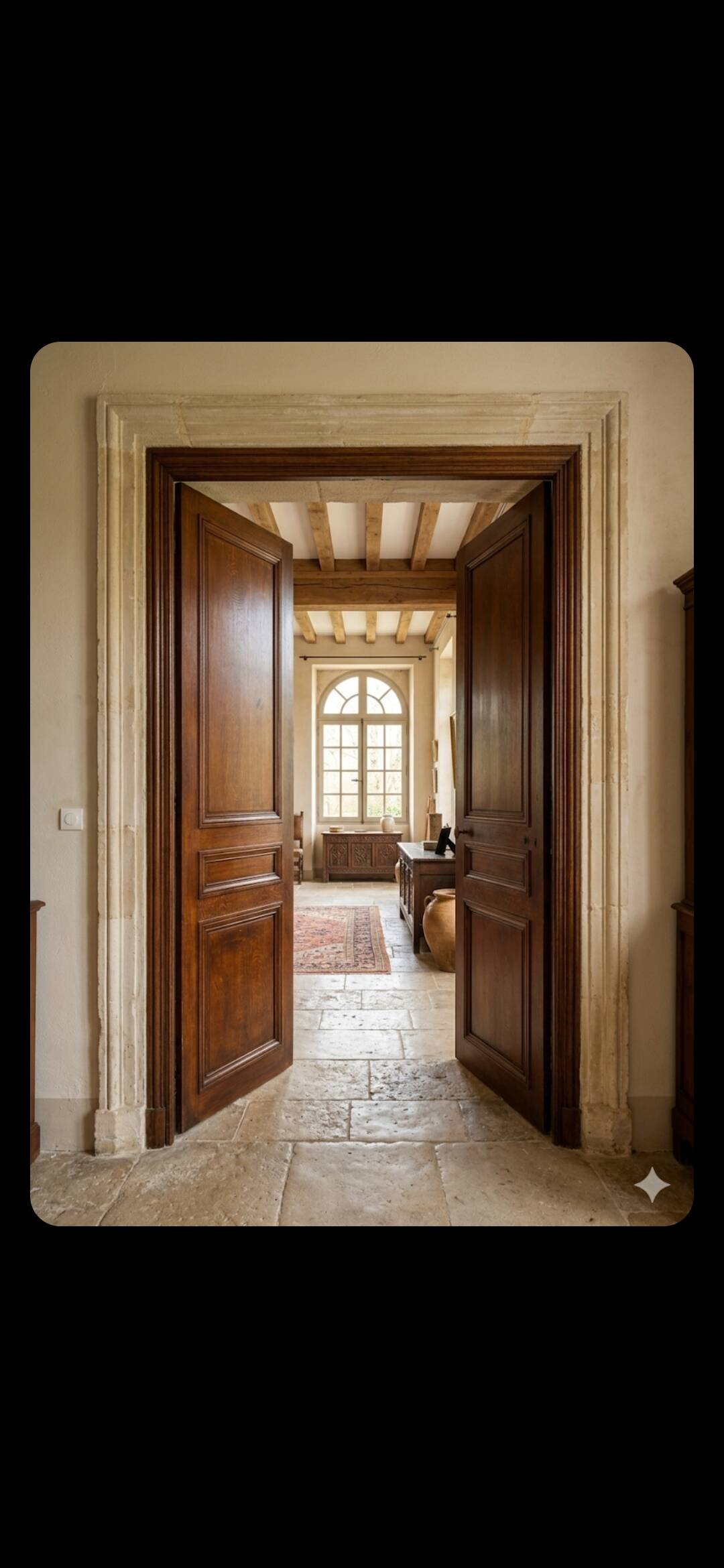3 paires de portes de séparation du XIXème s.