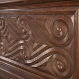 Large solid oak sideboard by André Le Picard 1950