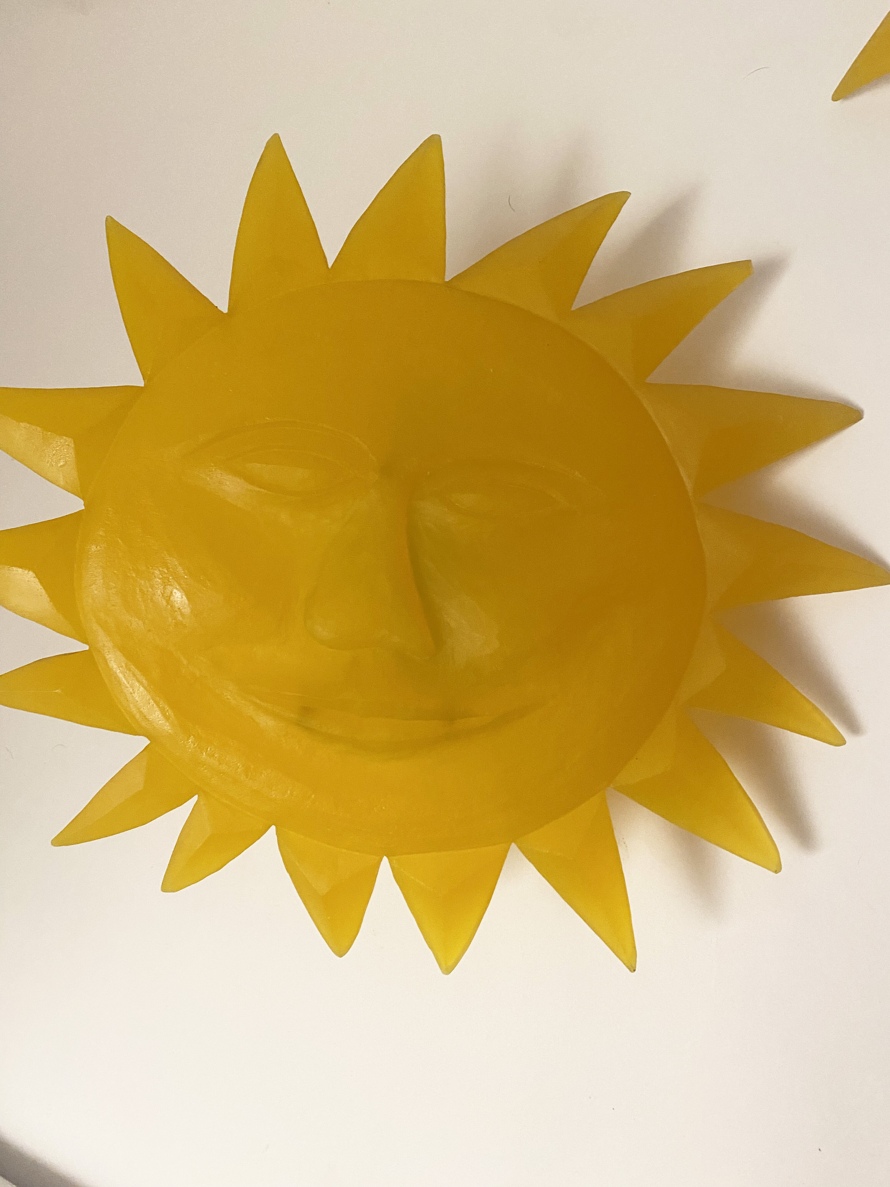 Sun wall lamp by jean-charles de castelbajac for brossier saderne & roset line, 90s.