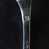 Small silver spoon with Minerva hallmark and silversmith's mark Maitreau, late 19th century.