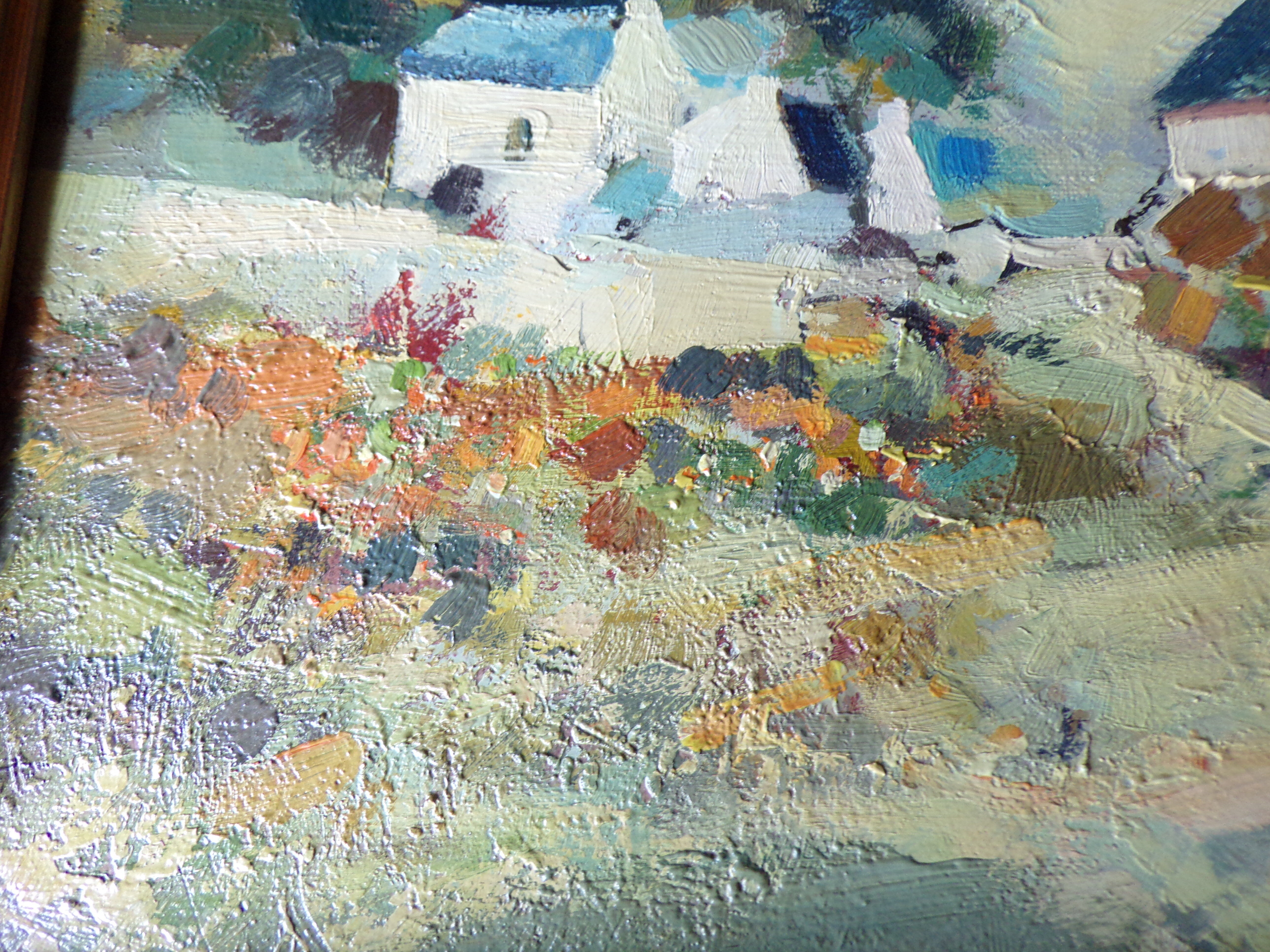 Oil painting painting painting signed Sokol 1972