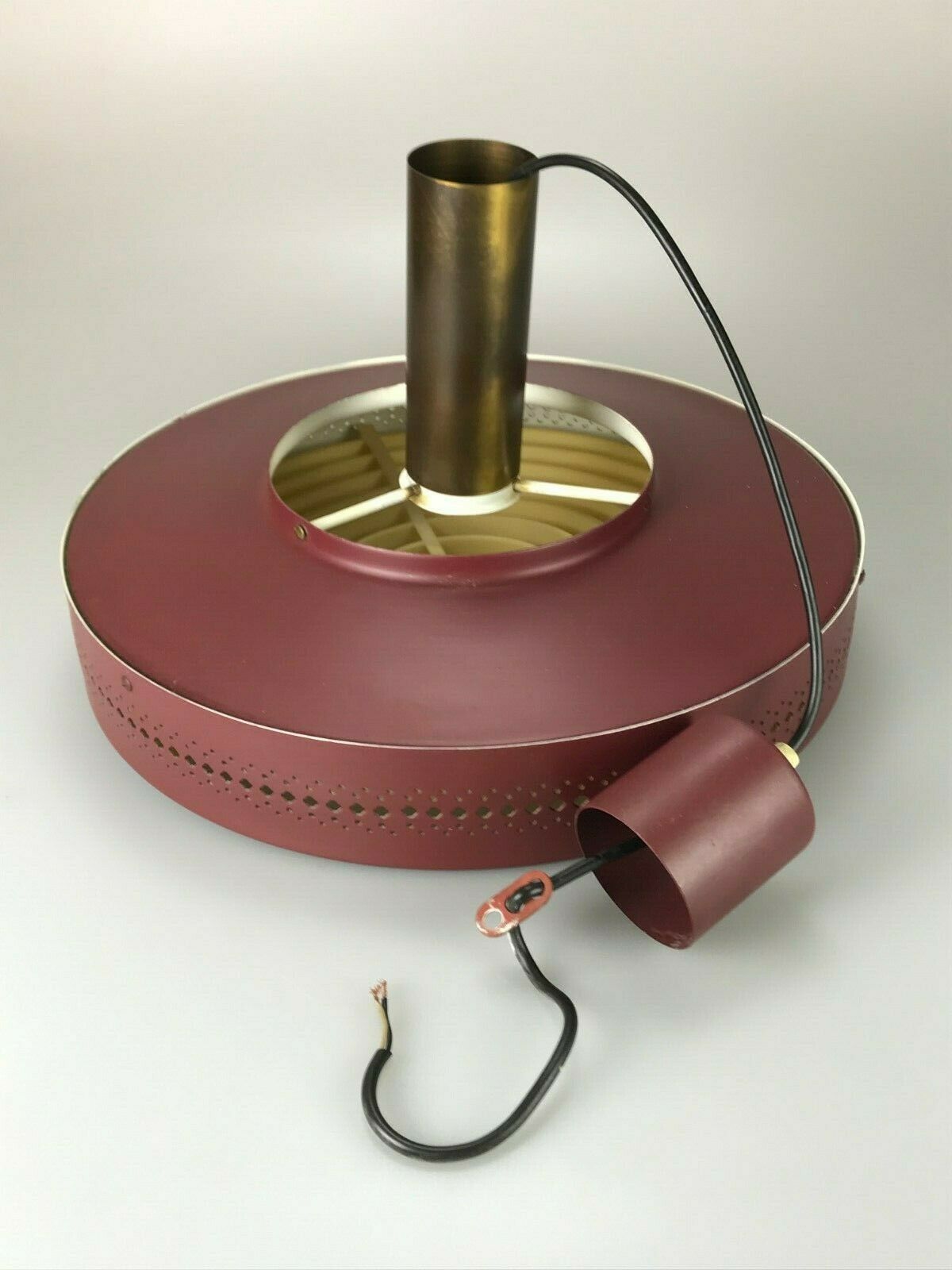 60s 70s lamp light Fog & Morup sheet metal Space Age Danish Denmark design