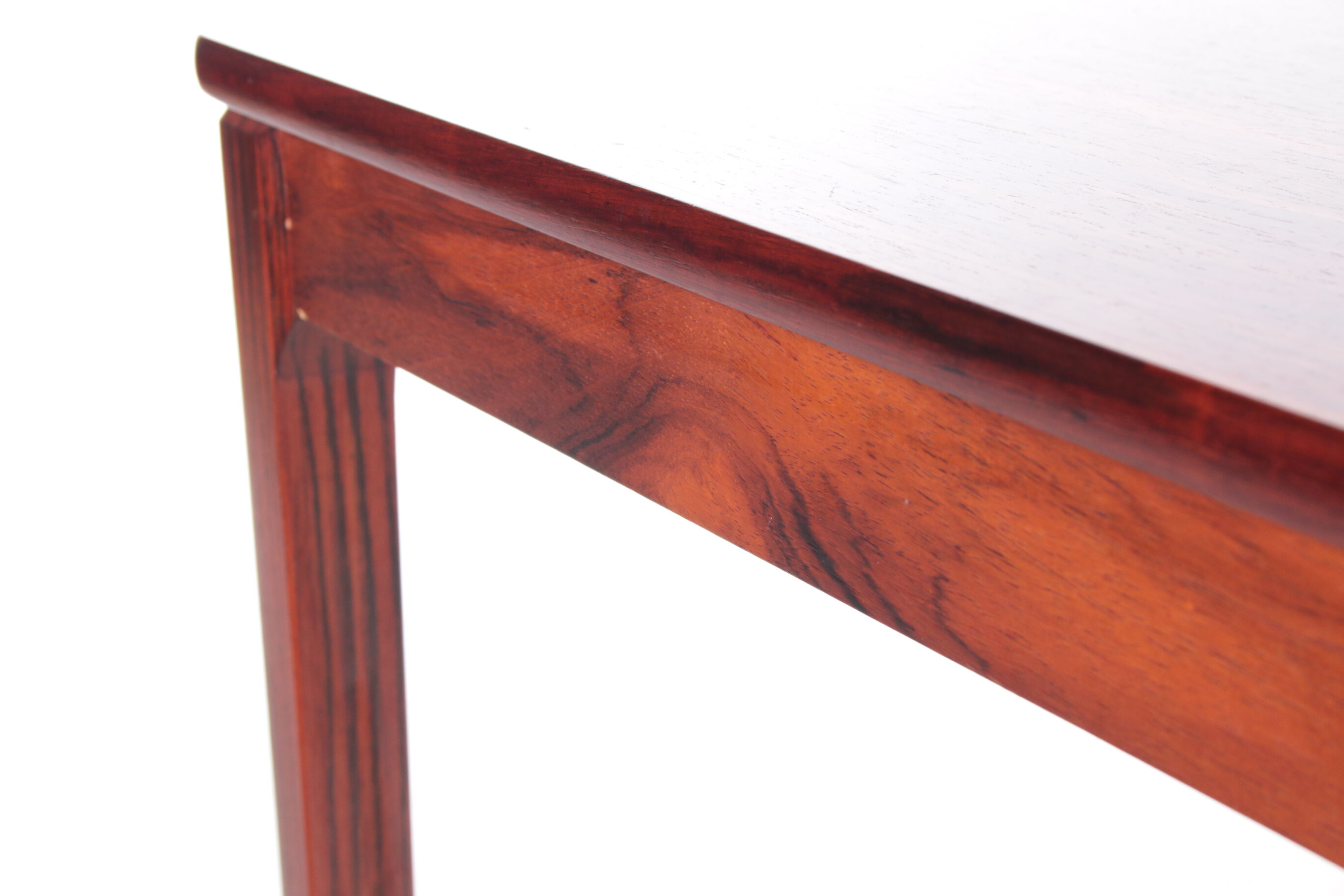 Square Danish designer Rosewood coffee table, 1970s