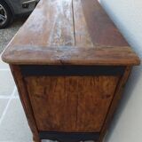 Antique sideboard from the end of the 19th century, 2 doors, 2 drawers, shelf in its patina