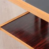 Scandinavian 'Thea' side table in rosewood and laminate, Yngve Ekström