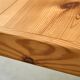 Long Canadian Pine Table with Black Legs