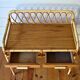 Rattan and bamboo desk