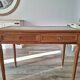 Extendable desk in solid wood in Louis XVI style
