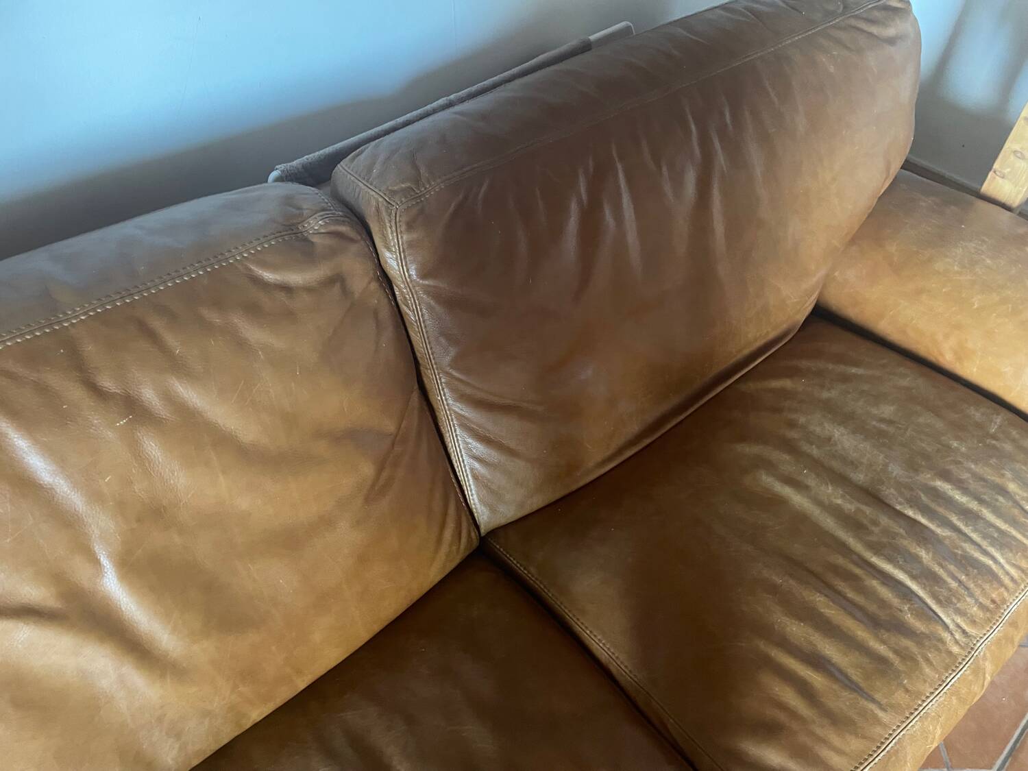 Roche Bobois leather sofa