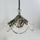 Lampe en verre et métal