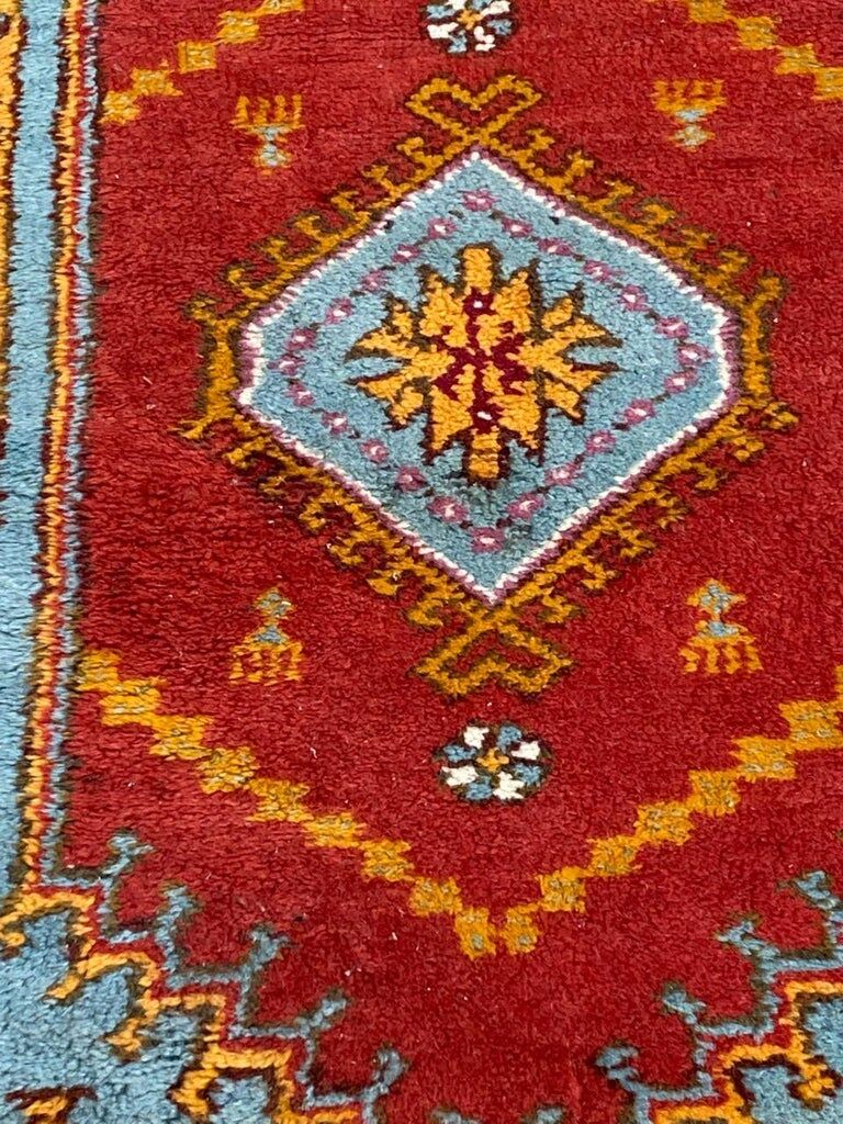 Mid-century Turkish Ushak carpet 144x82cm