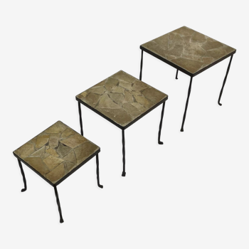 Tables gigognes design vintage d’appoint
