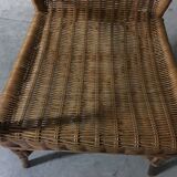 Rattan armchair 60s