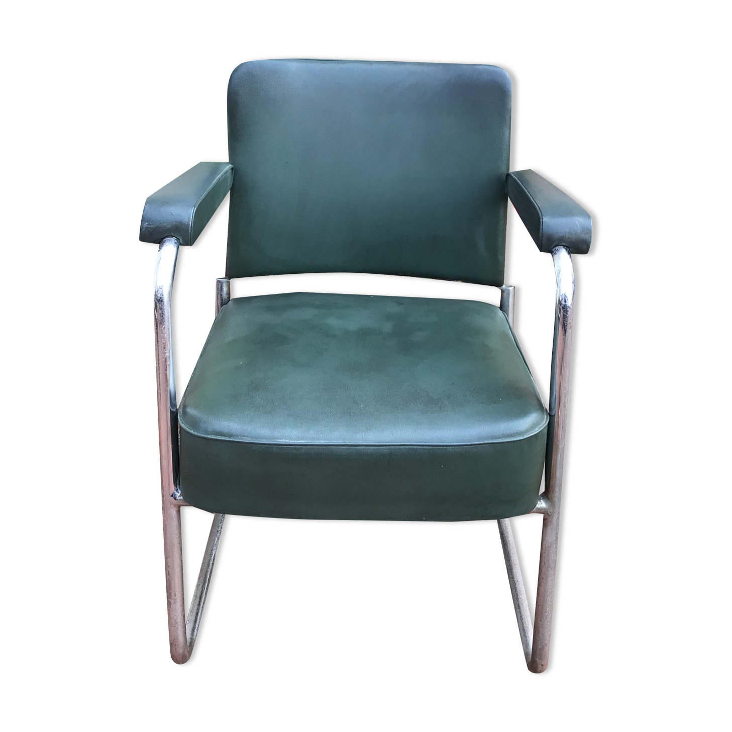 Ronéo industrial armchair by Pullman 50s-60s