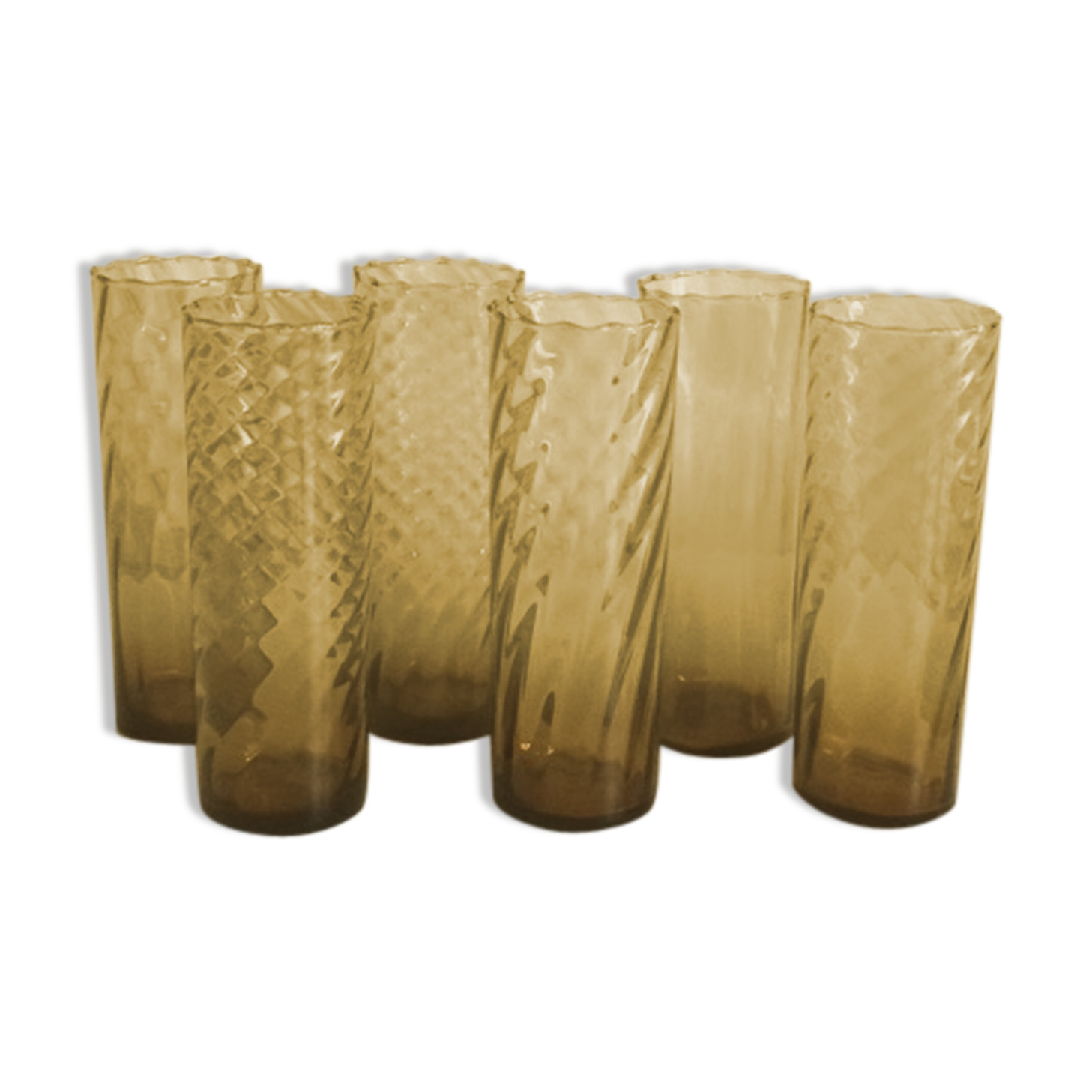 Vintage orangeade glasses