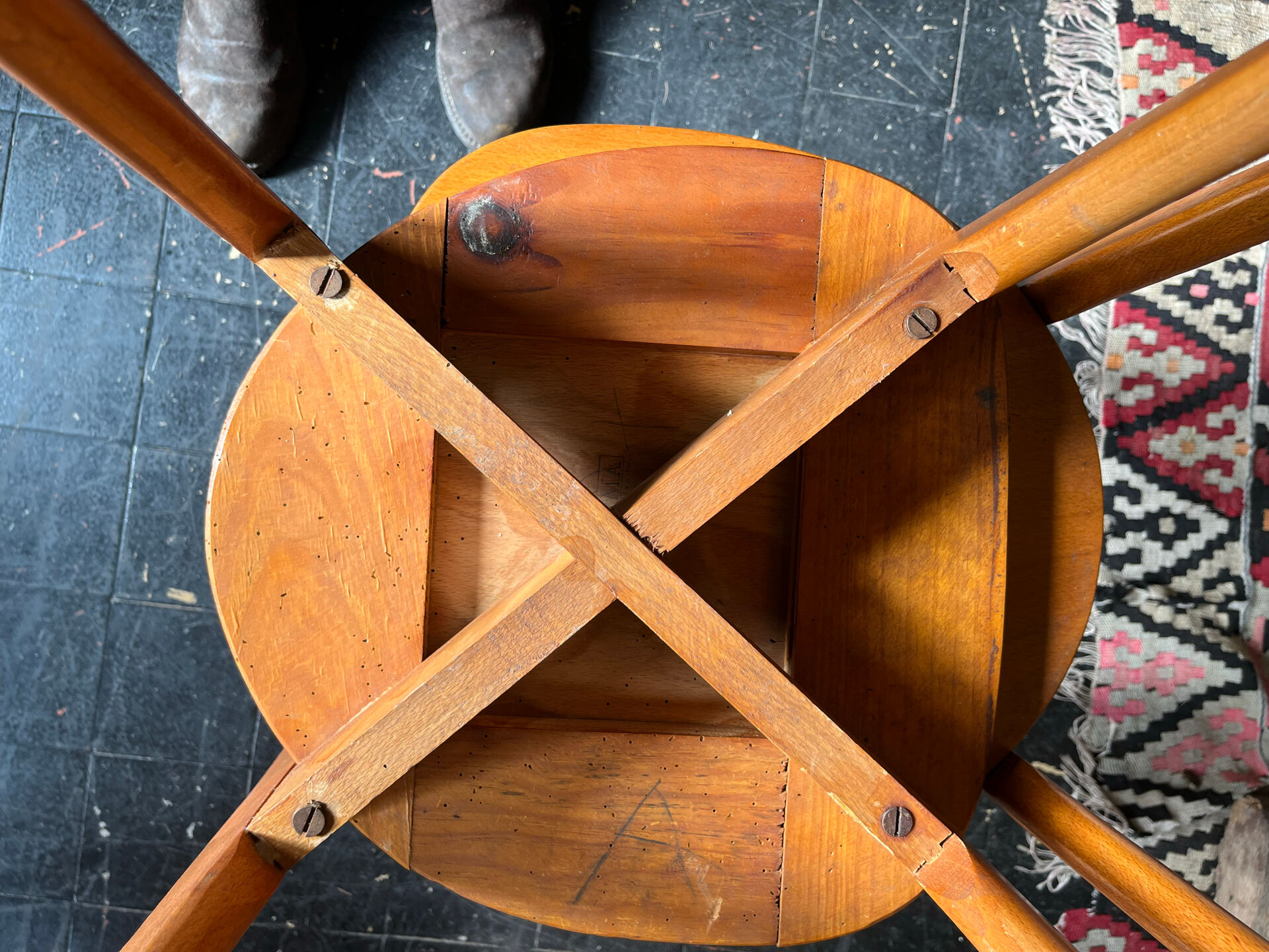Set of 10 bistro chairs