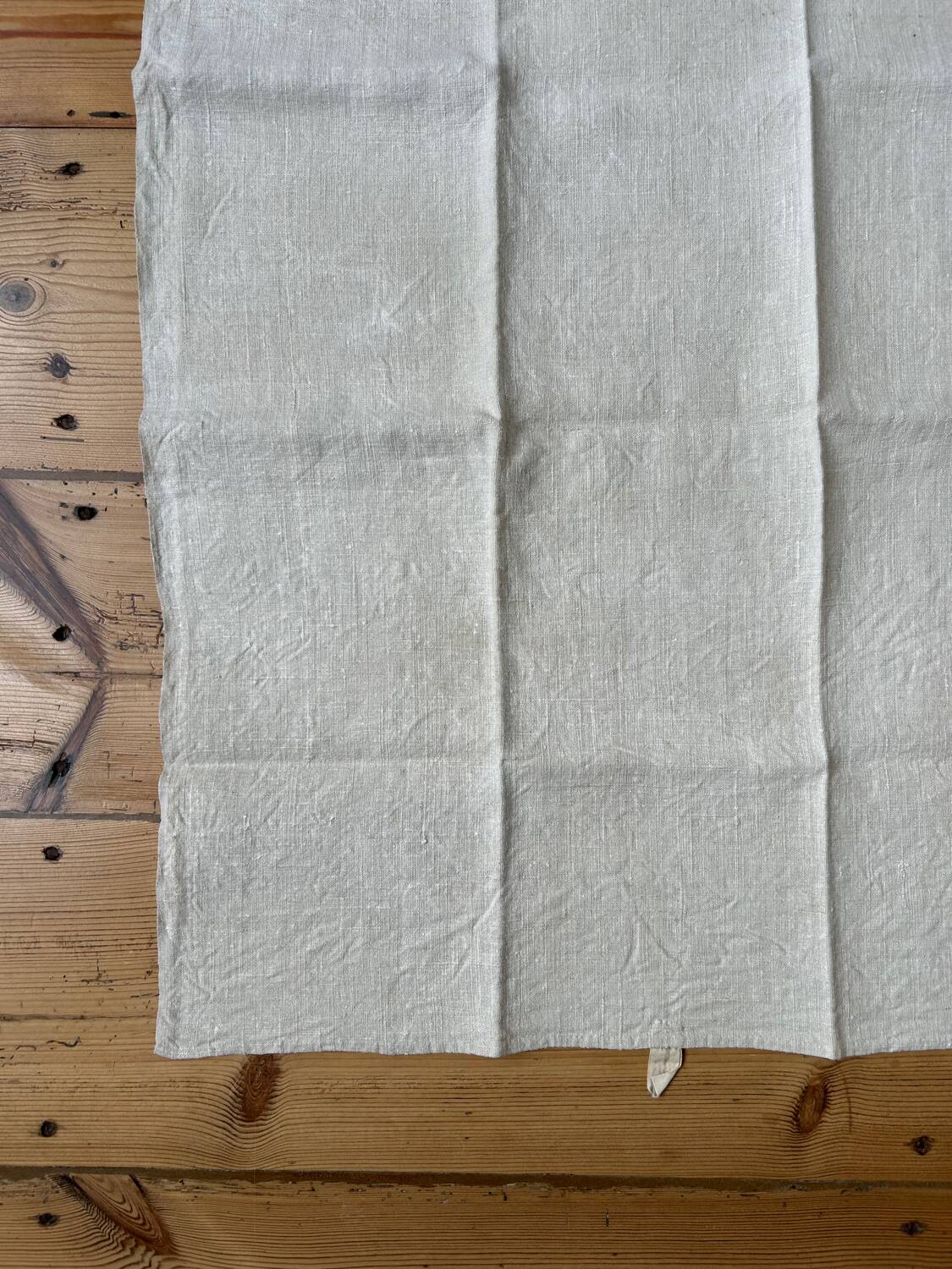 Set of 6 antique monogrammed linen tea towels