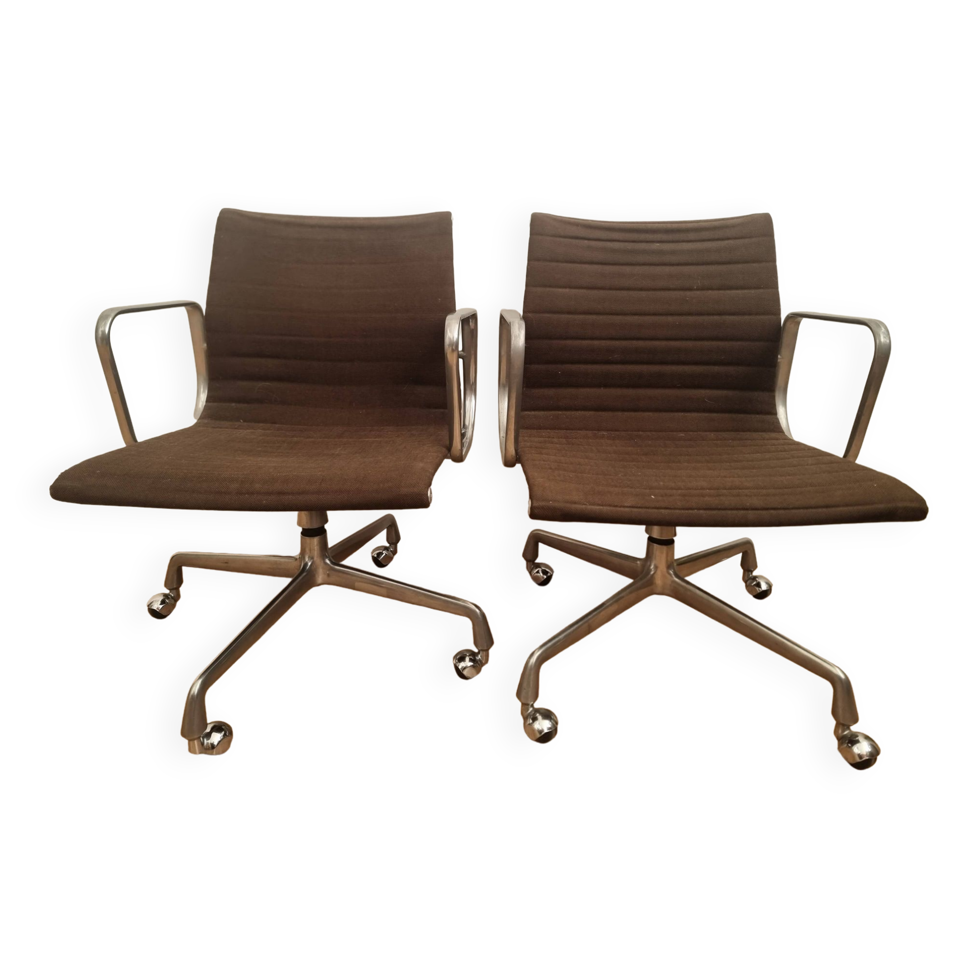 Eames EA 117 armchair pair