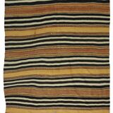 Kilim vintage d’Usak, 243 x 144 cm, laine 100 %, tissé à la main – années 1