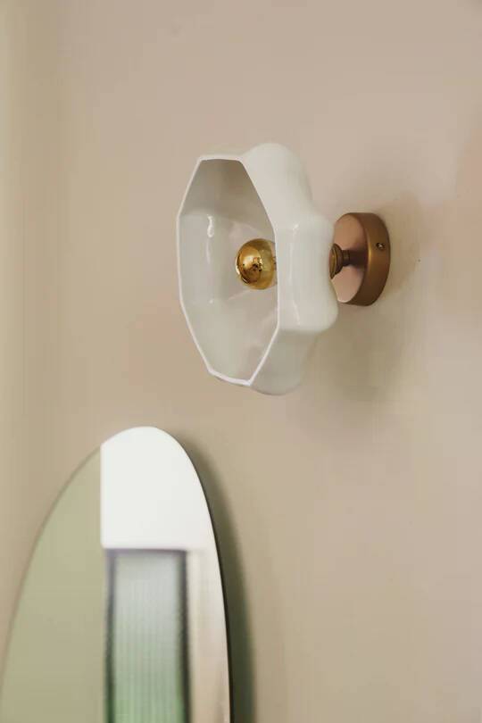 MARIA - Porcelaine émaillée - Applique murale