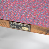 Original armchair GFM-64, 1960s, designer E. Homa, blue orange purple