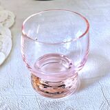 Rosé liqueur service in Hartzvillier crystal, handmade in France