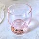 Rosé liqueur service in Hartzvillier crystal, handmade in France