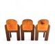 Mid-century dining table and 3 chairs by Silvio Coppola for Fratelli Montina, Italy, 1970s
