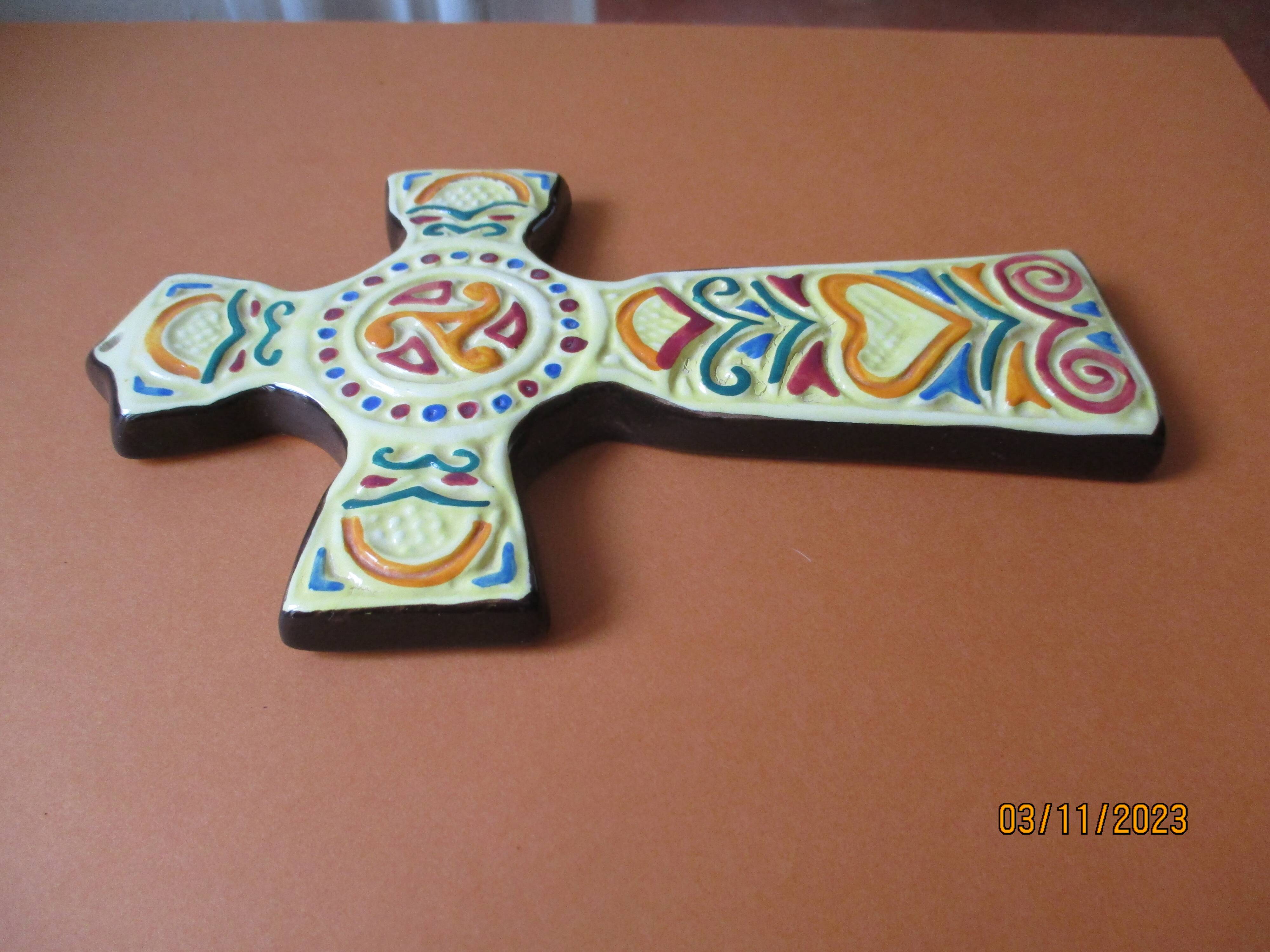 Quimper cross earthenware