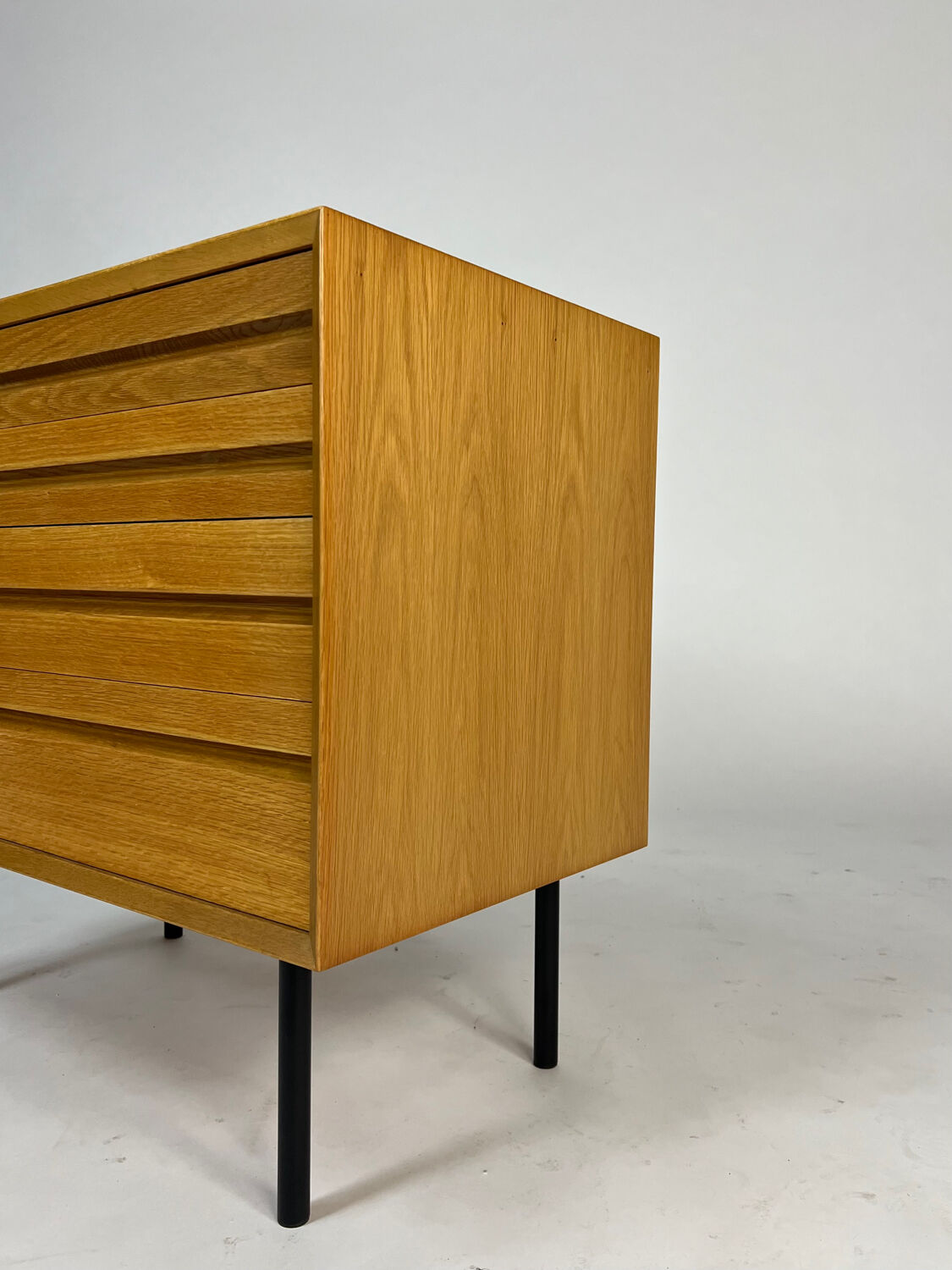 Commode vintage en chêne Cadovius, buffet, meuble de rangement danois.