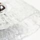 Large pair of 'ice glass' wall lamps by Kaiser Leuchten