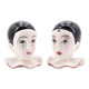 Pierrot porcelain salt shakers, 70s