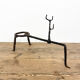 Antique wrought iron fire place pan trivet 18th century