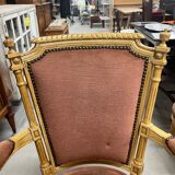Set of 2 armchairs & 4 velvet chairs