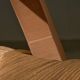 Lot de 3 chaises italiennes à dossier courbé en bois