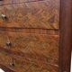 Pair of Louis XV style bedside tables with rosewood marquetry